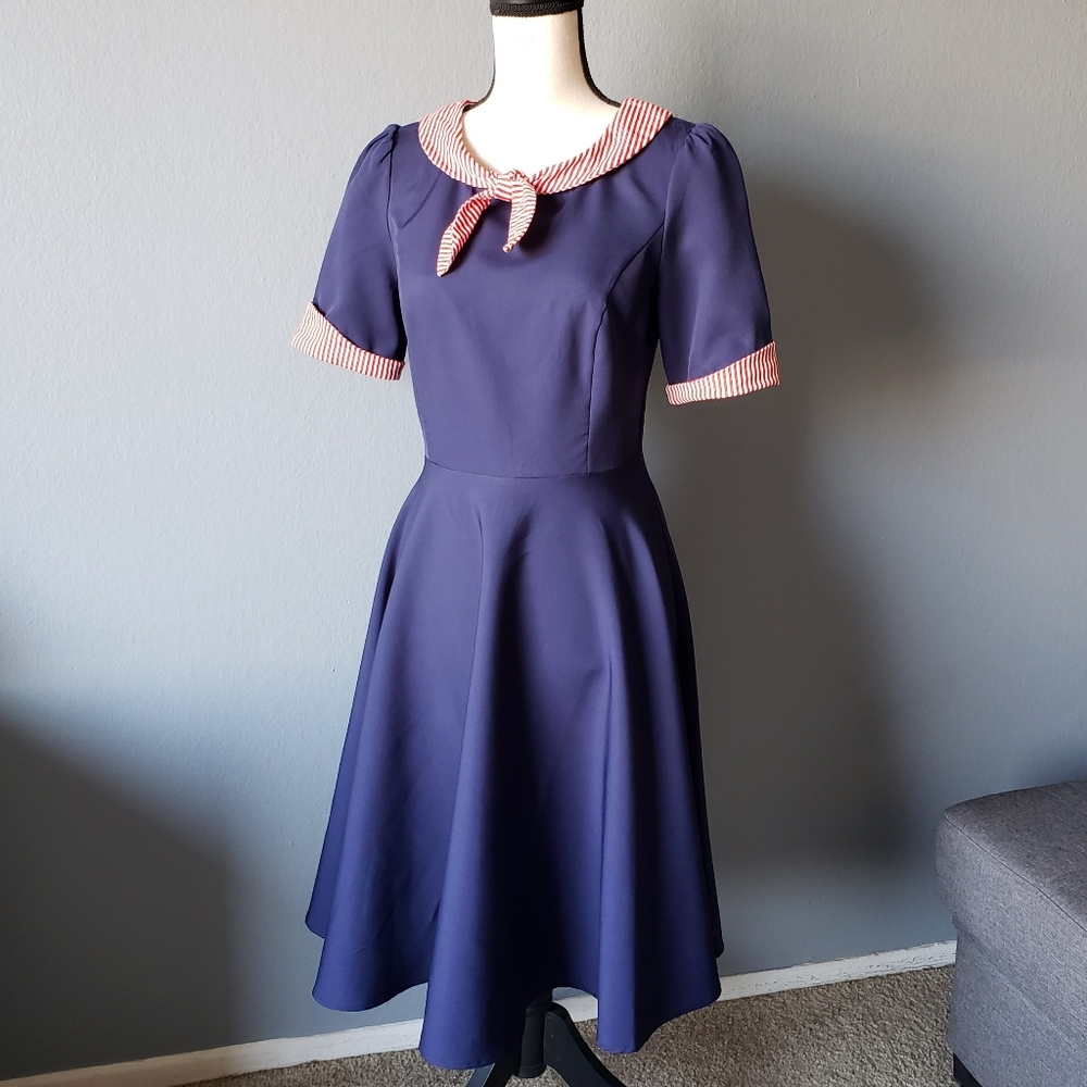 Sailor Style Pin Up Dress